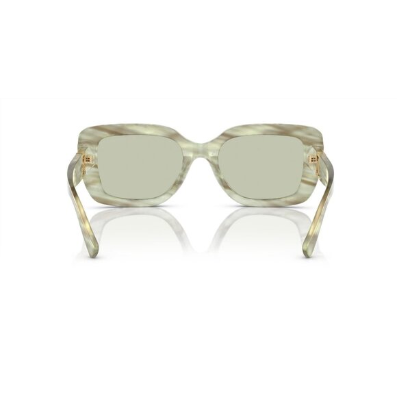 New A1121Z New RALPH LAUREN The Nikki Green Rectangle RL8217U 6109/2 Sunglasses - Picture 5 of 6